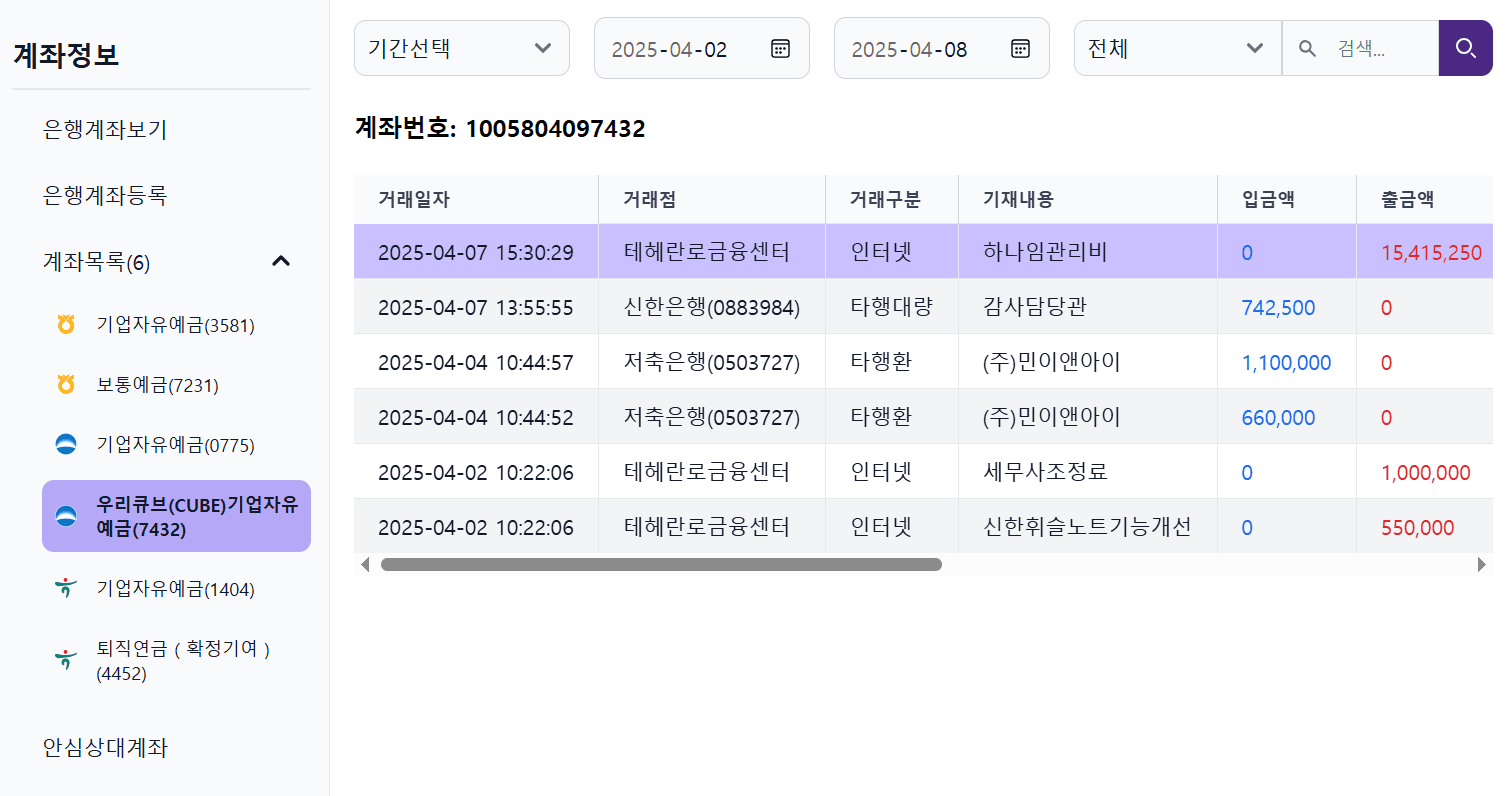 모든 거래를 한눈에, 실시간 감시